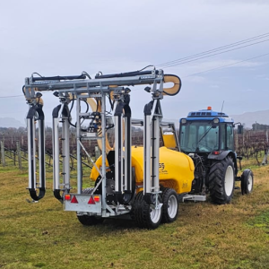 Demo Day for The All New VSS Bliss Vineyard Sprayer