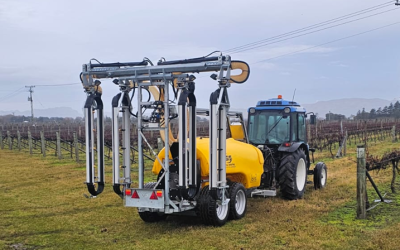 Demo Day for The All New VSS Bliss Vineyard Sprayer