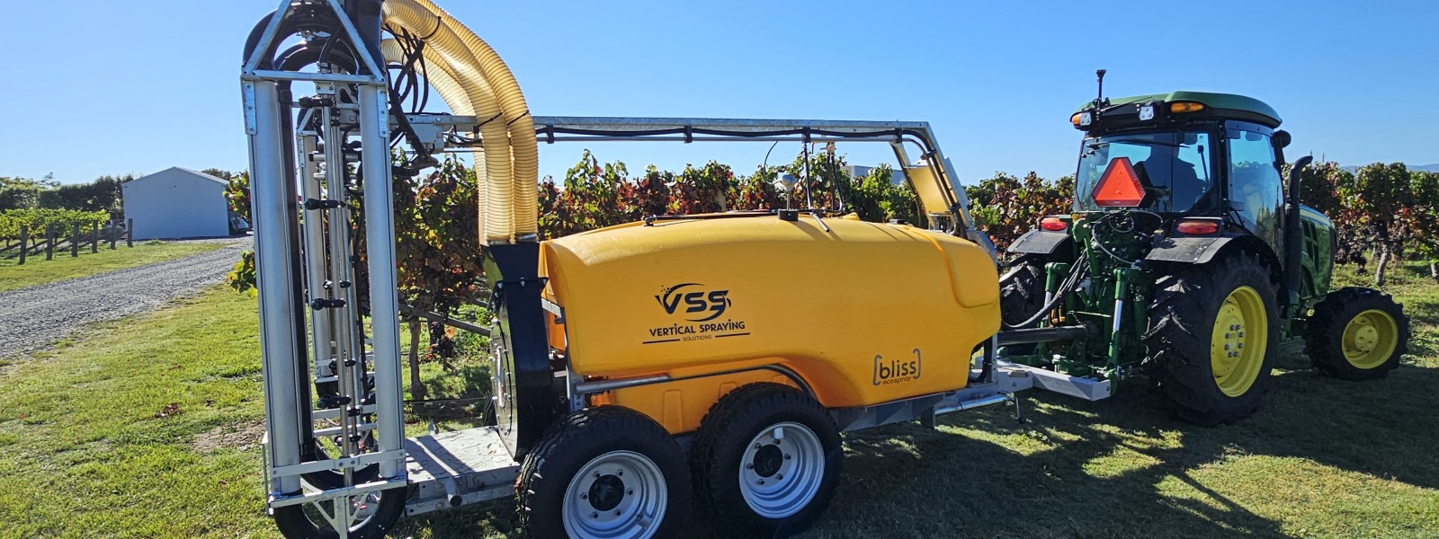 Welcome to Vertical Spraying Solutions,<br />suppliers of horticultural spraying equipment,<br />in Hawke's Bay, NZ. 